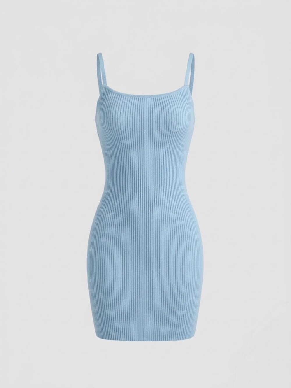 Blue Sleeveless Backless Mini Dress with Adjustable Straps, Fashion Nova Size L